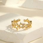 Celestial Star Adjustable Ring Multi-Stone Rings