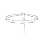 Faith Cross Layered Bracelet Charm Bracelets