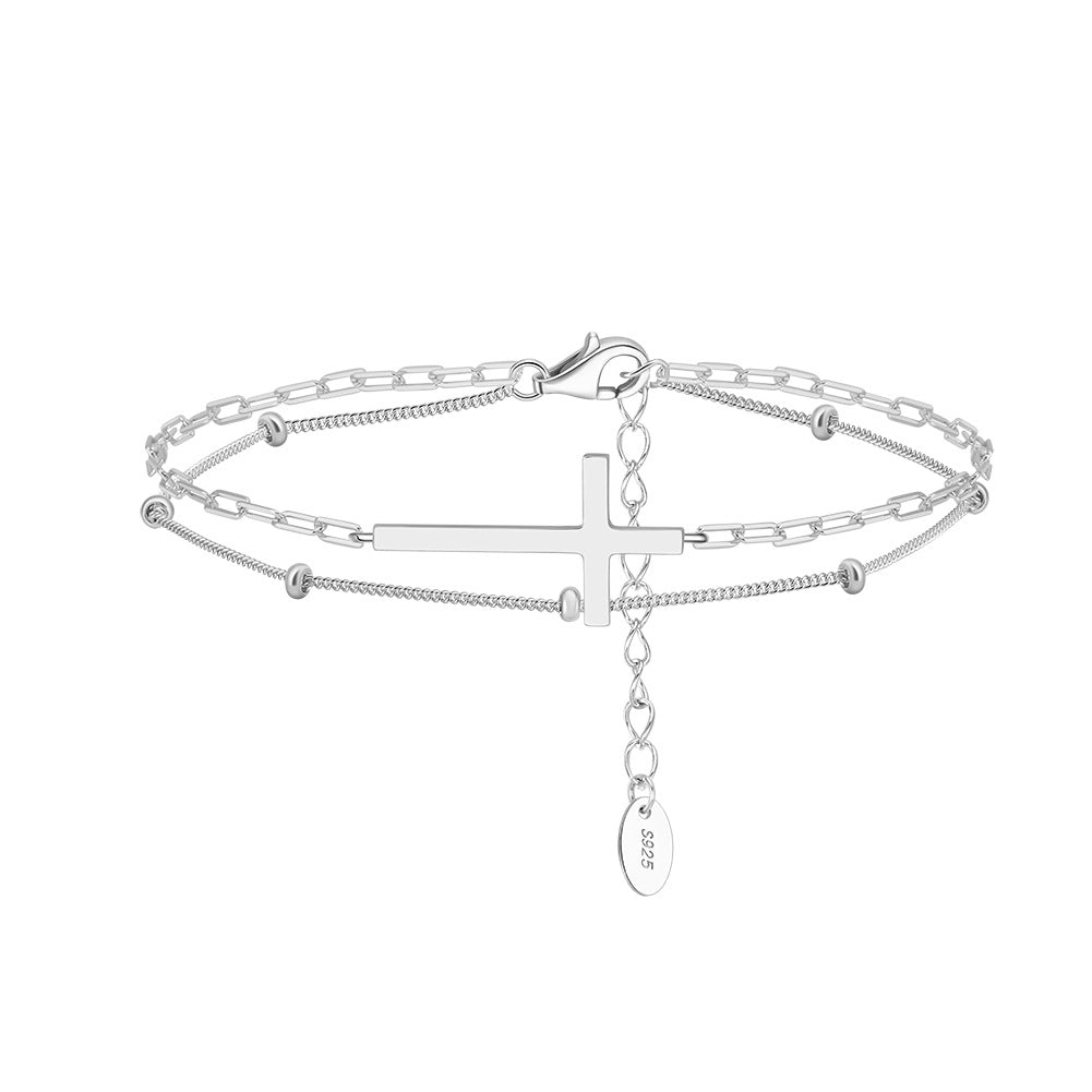 Faith Cross – Vermeil Bracelet