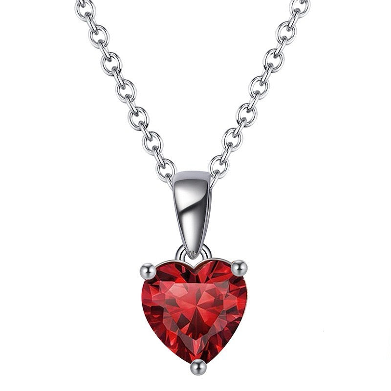 Classic Birthstone Pendant Necklace