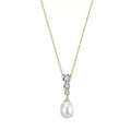 Pearl Drop Trio Necklace