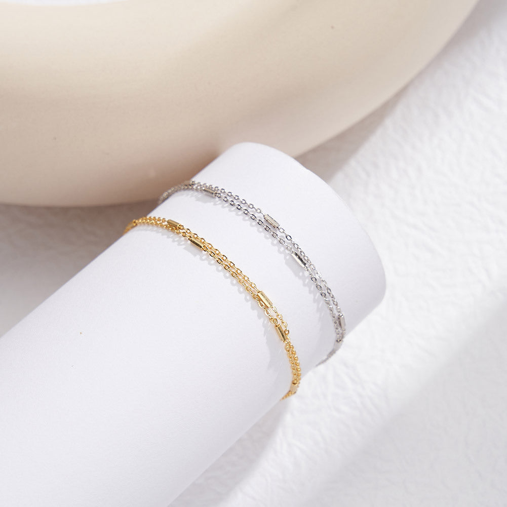 Minimal Layers – Vermeil Bracelet