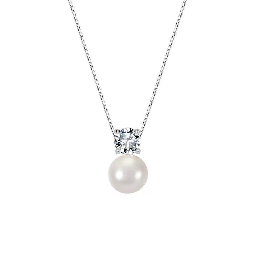 Pearl Dangle Pendant Necklace