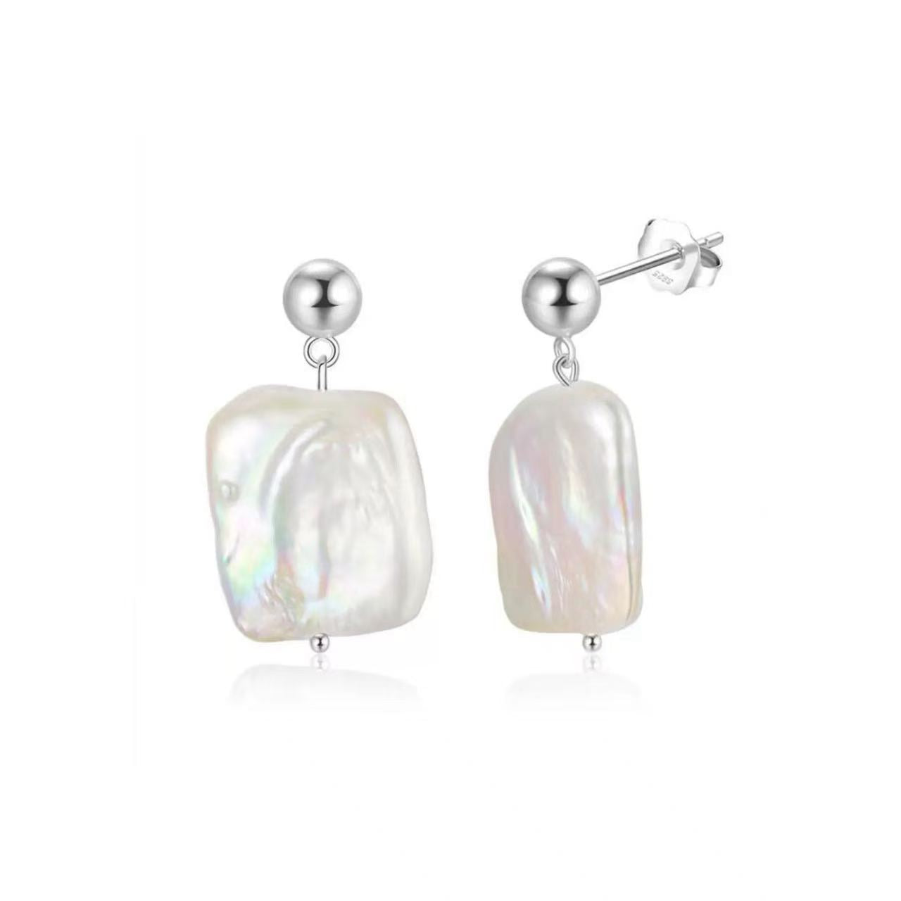 Baroque Pearl Drop Earrings