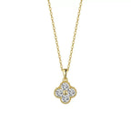 Clover Radiance Pendant Necklace Pendant Necklaces