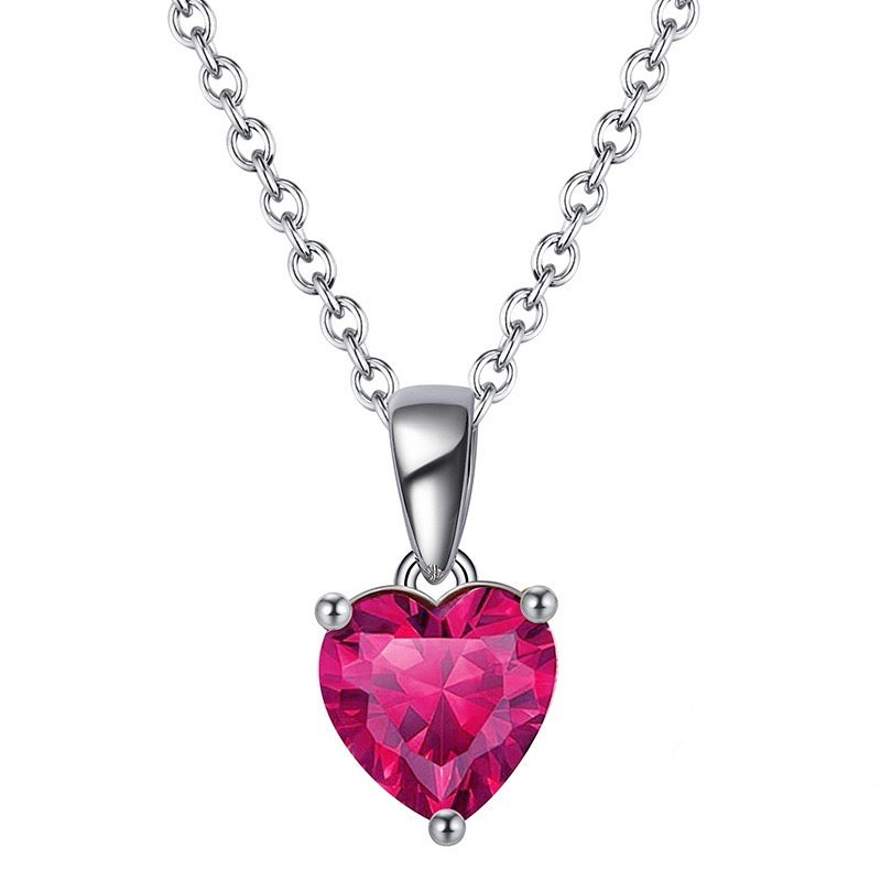 Classic Birthstone Pendant Necklace