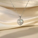 Heart Halo Pendant Necklace Pendant Necklaces