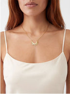 Sunray Arc Necklace Pendant Necklaces