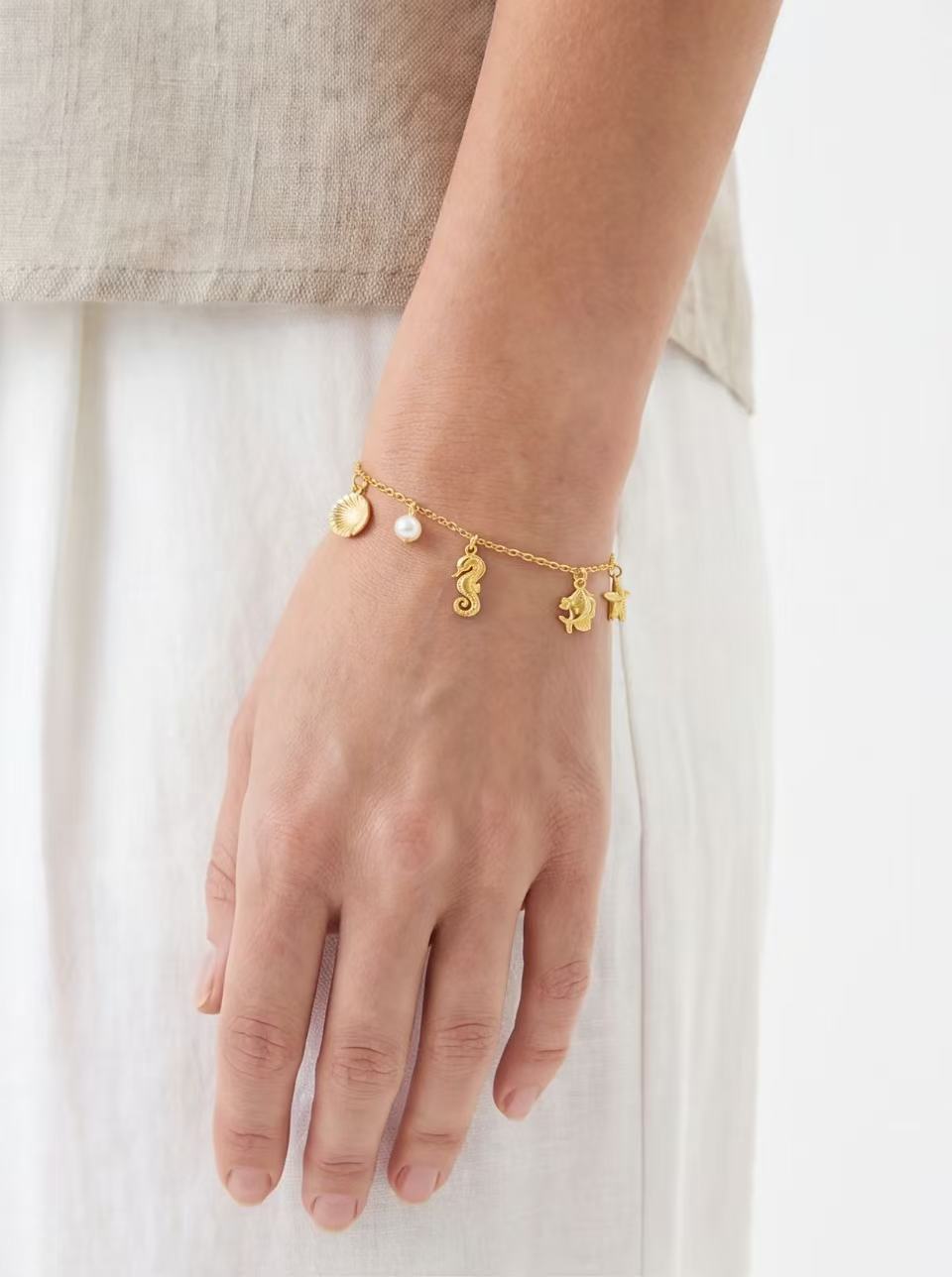 Seaside Treasure Charm Bracelet