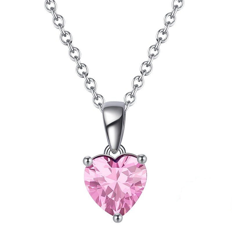 Classic Birthstone Pendant Necklace
