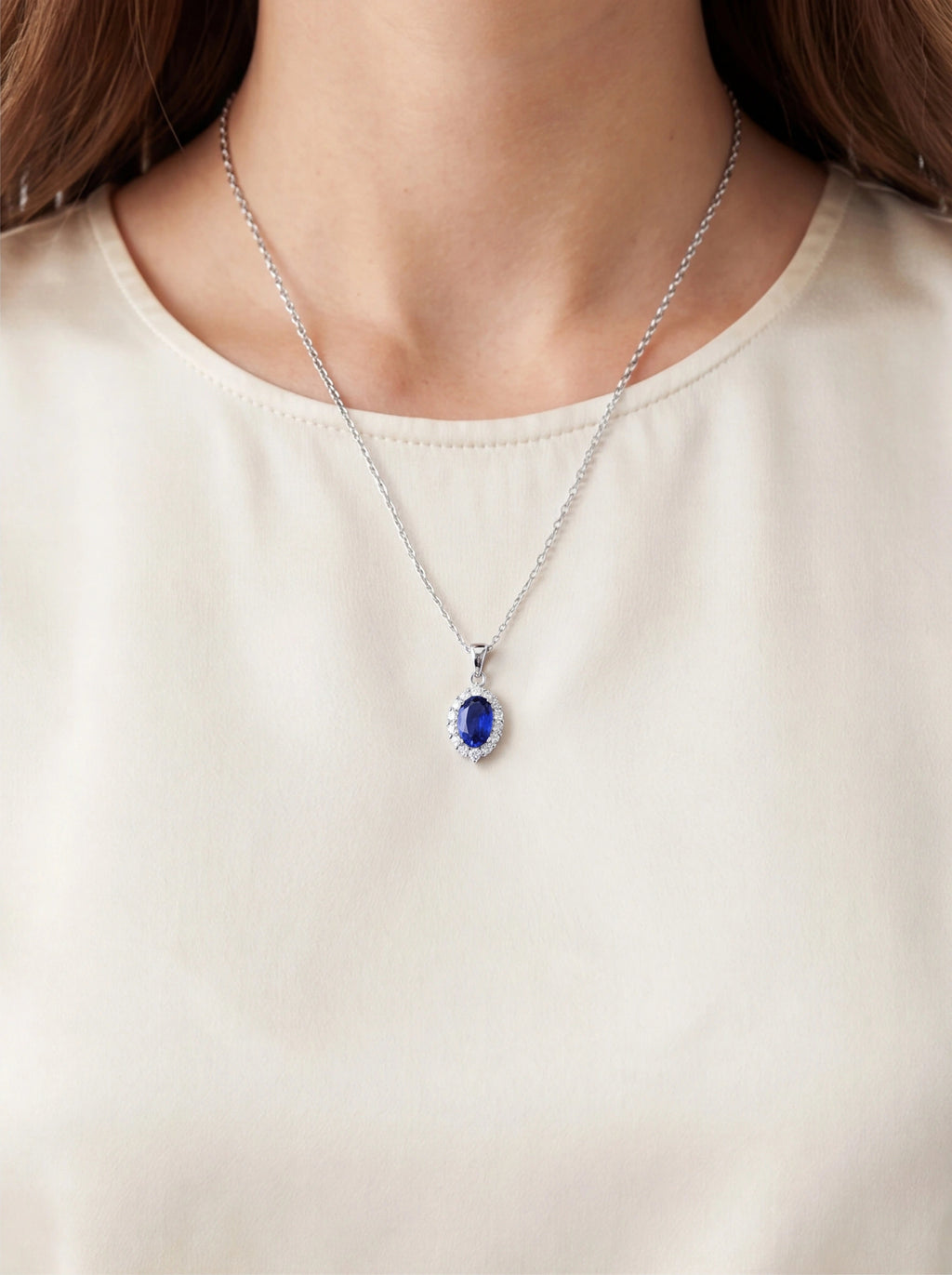 Royal Halo Link Pendant Necklace product photo by Starlight