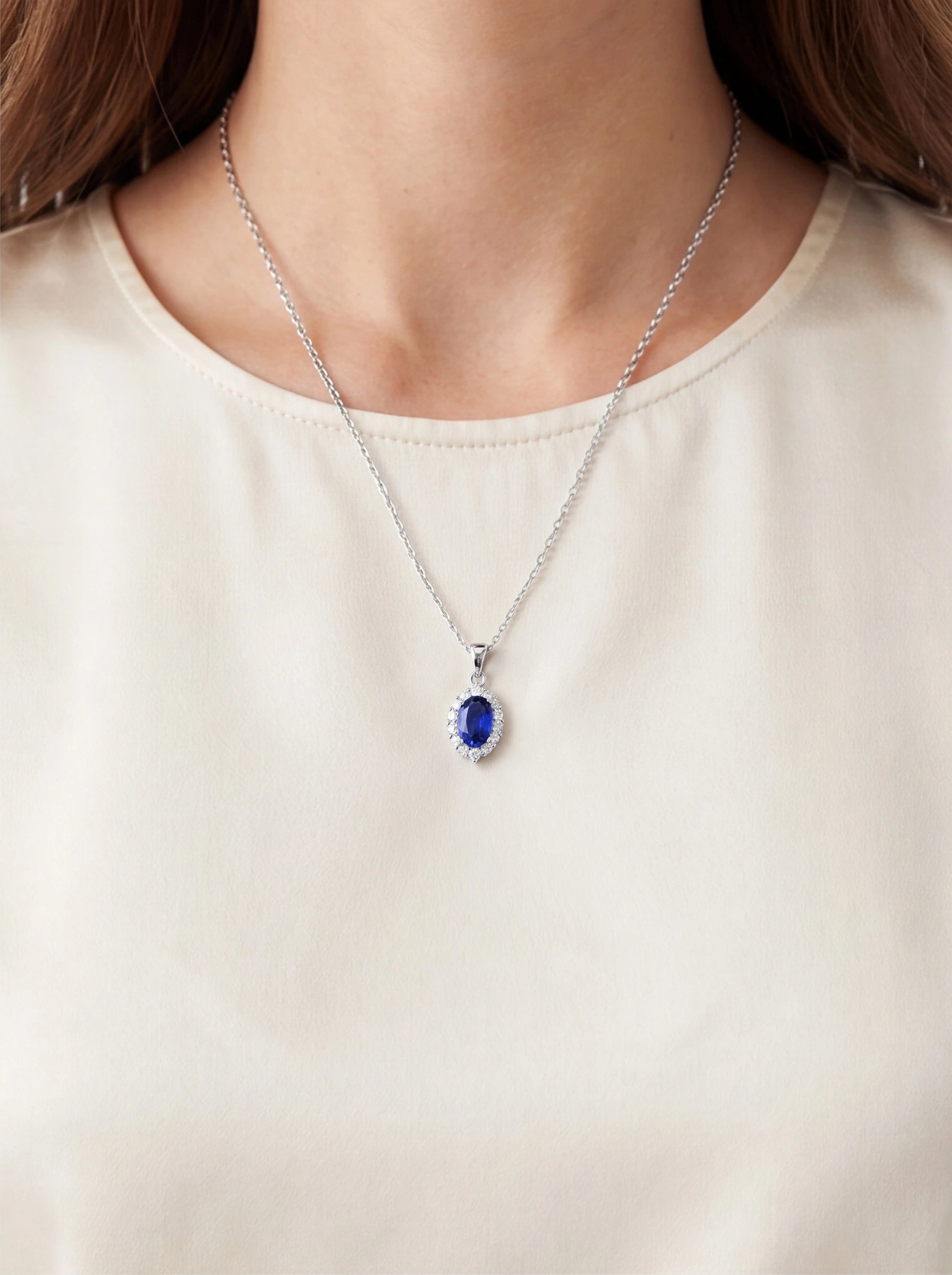 Royal Halo Link Pendant Necklace product photo by Starlight