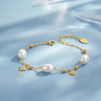 Starlit Pearl Charm Bracelet Charm Bracelets
