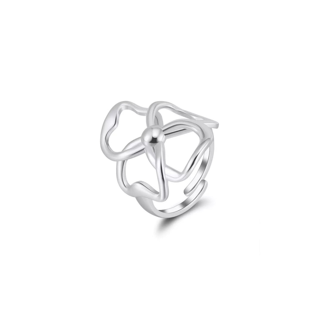 Floral Loop Adjustable Ring