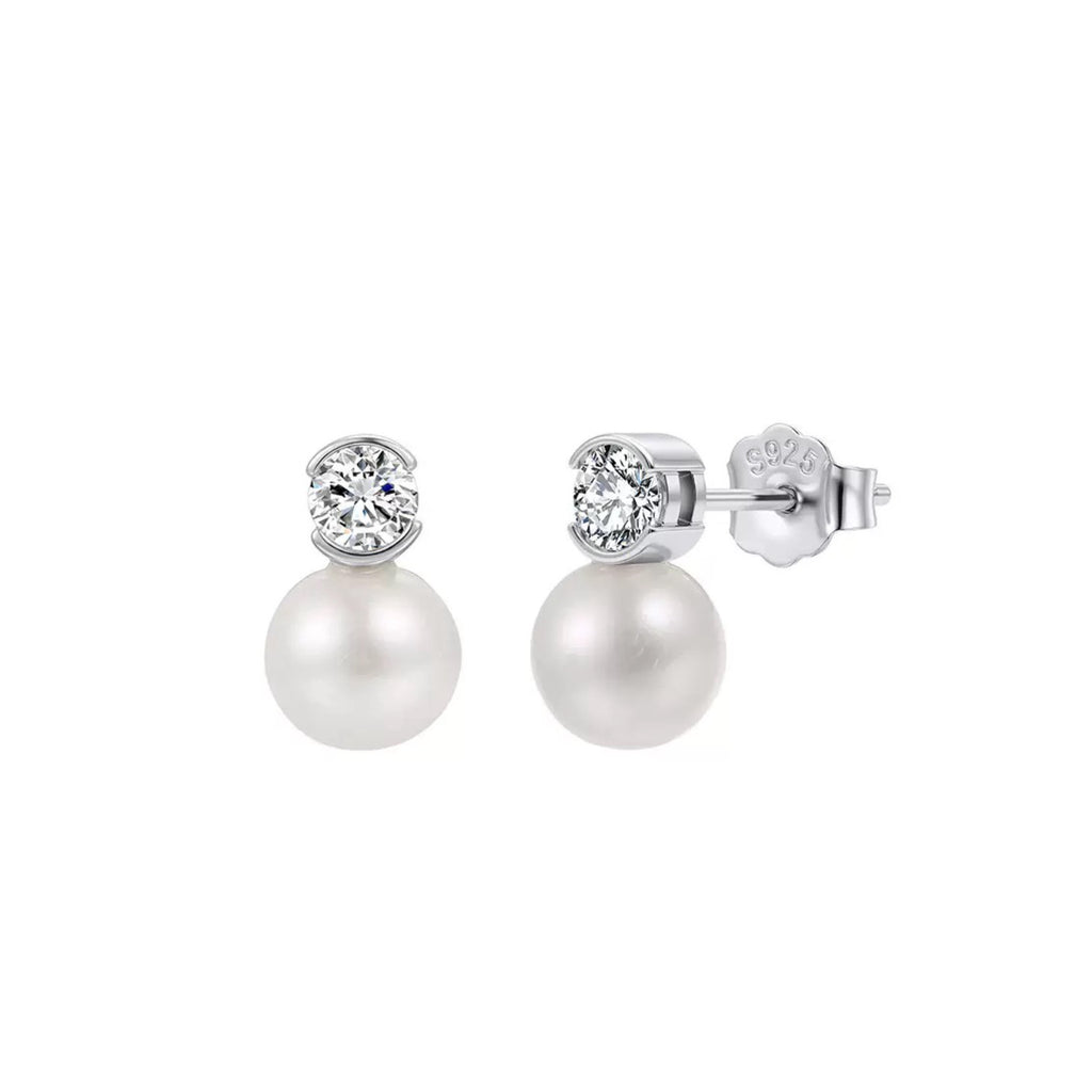 Pearl Duo Stud Earrings