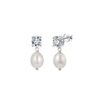Pearl Dangle Stud Earrings Stud Earrings