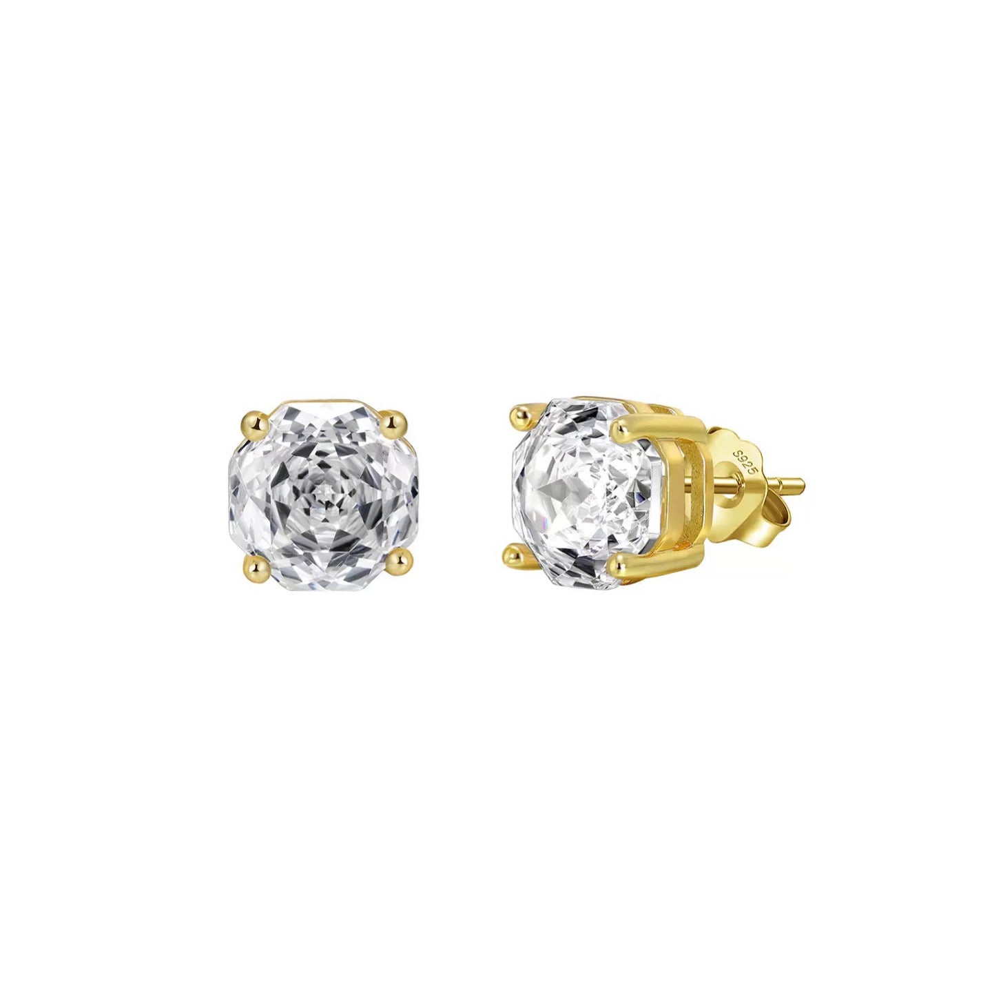 Rose Bloom Stud Earrings