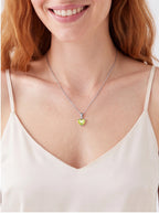 Heart Birthstone Pendant Necklace