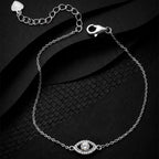 Evil Eye Moissanite Chain Bracelet – image 6