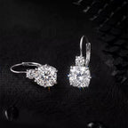 Solitaire Moissanite Drop Earrings – image 6
