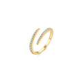 Radiant Curve Charm Adjustable Ring product photo by Starlight
