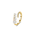 Grace Arc – Pearl Curve Open Ring