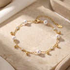 Dancing Pearl Charm Bracelet