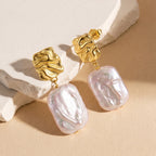 Molten Muse Baroque Pearl Earrings
