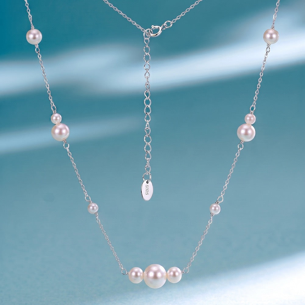 Pearl Constellation Station Necklace