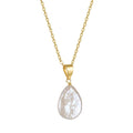 Tide Keepsake Pearl Pendant Necklace on white background