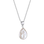 Tide Keepsake Pearl Pendant Necklace on white background