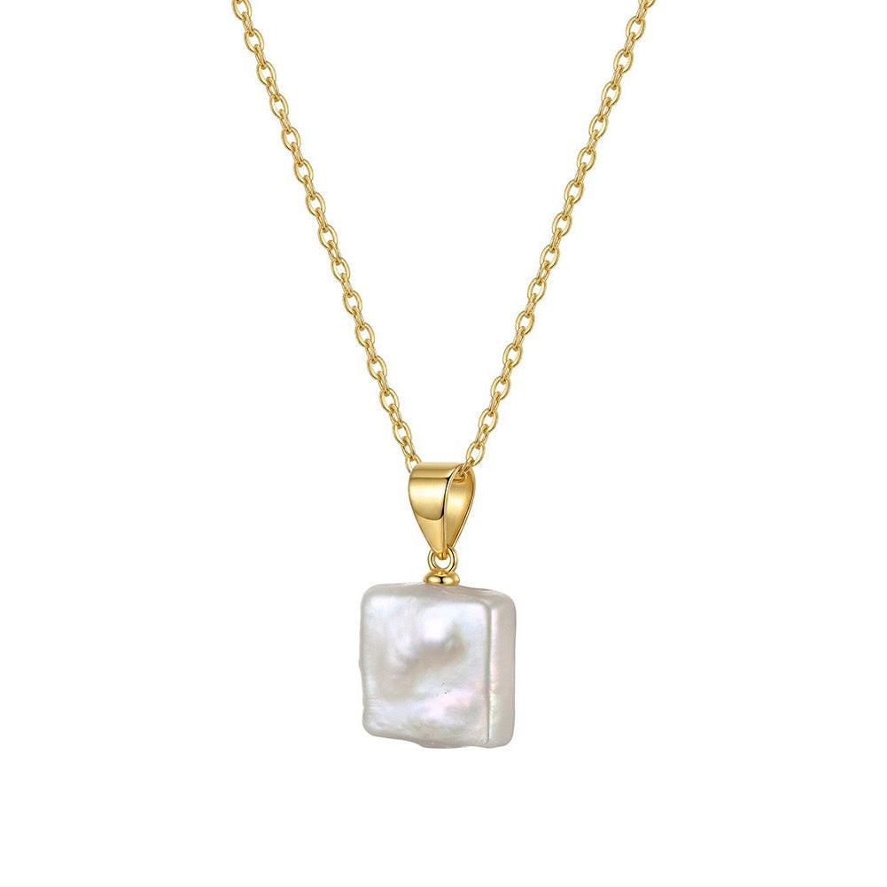 Lumi Keepsake Pearl Pendant Necklace on white background