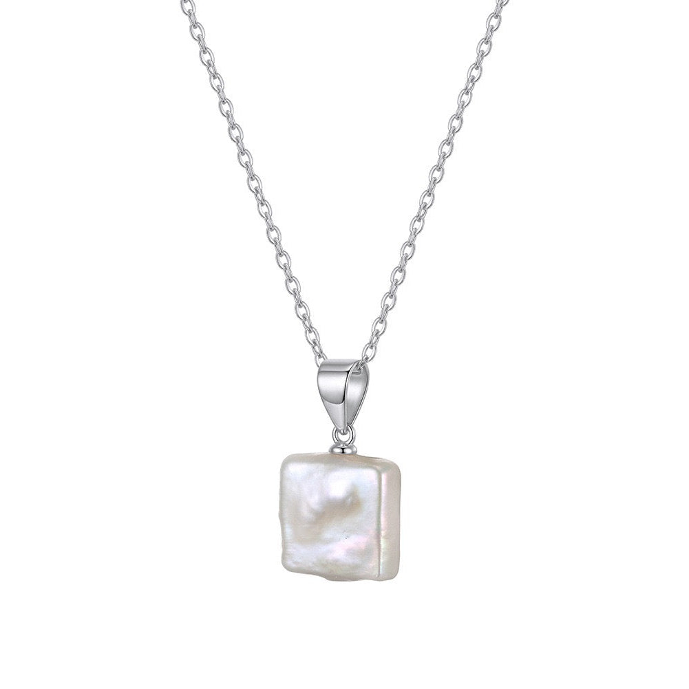 Lumi Keepsake Pearl Pendant Necklace on white background