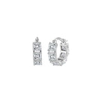Cube Huggie Hoop Earrings Hoop Earrings