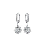 Round Spark Drop Earrings Dangle & Drop Earrings