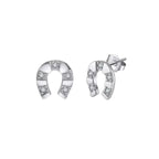 Lucky Horseshoe Stud Earrings Stud Earrings