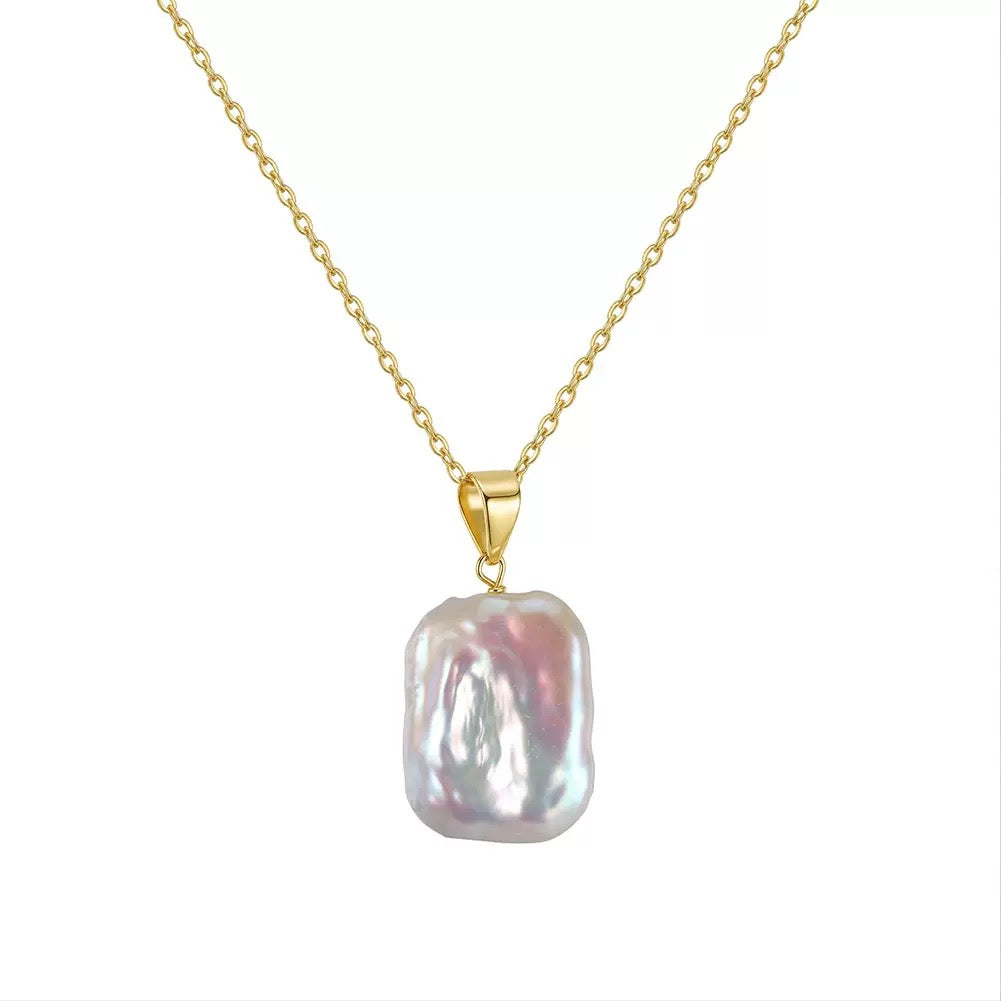 Aurora Keepsake Pearl Pendant Necklace