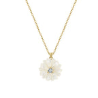 Shell Flower Pendant Necklace Pendant Necklaces