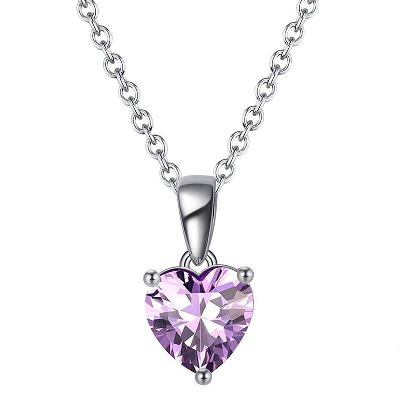 Classic Birthstone Pendant Necklace