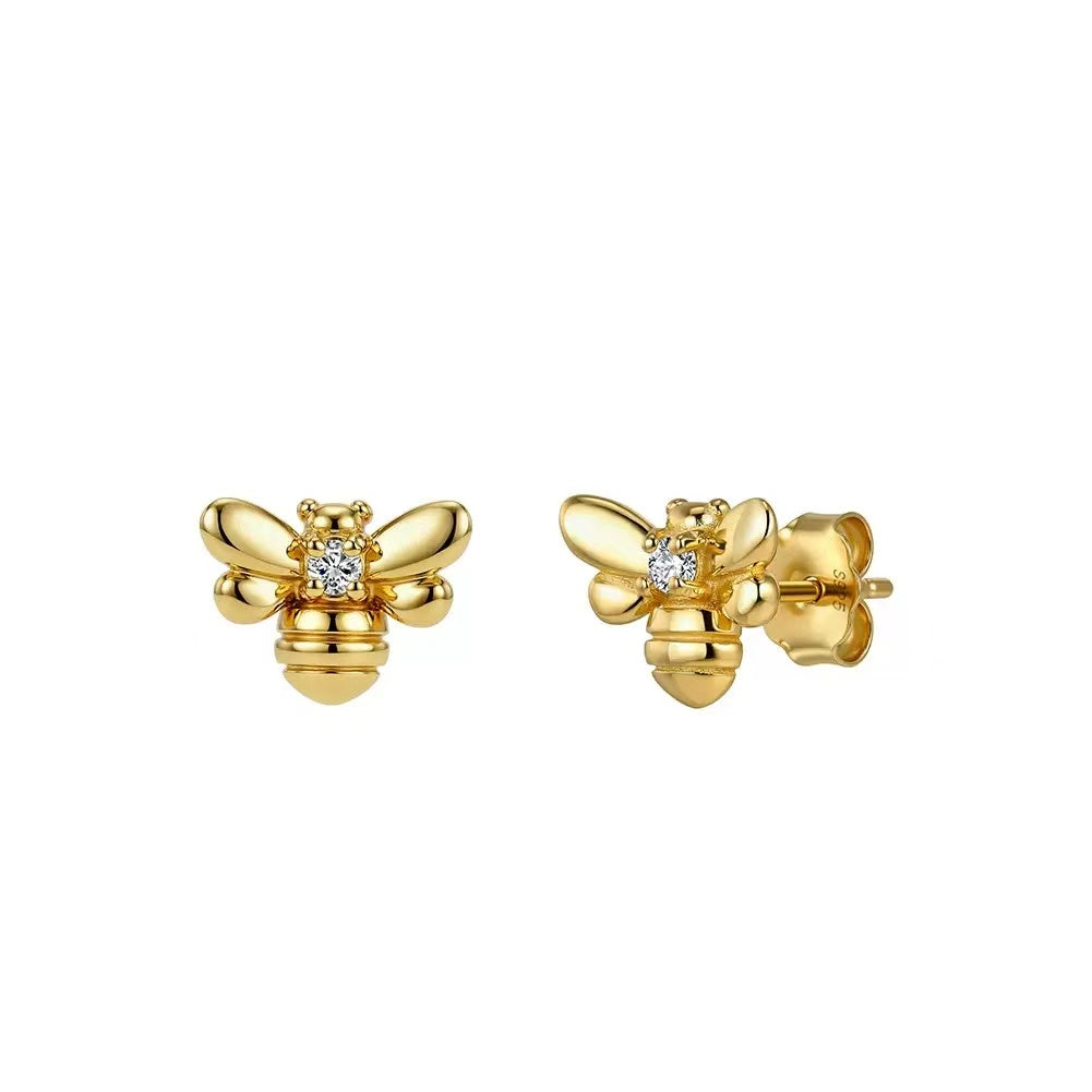 Honeybee Stud Earrings