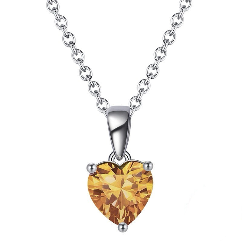 Classic Birthstone Pendant Necklace