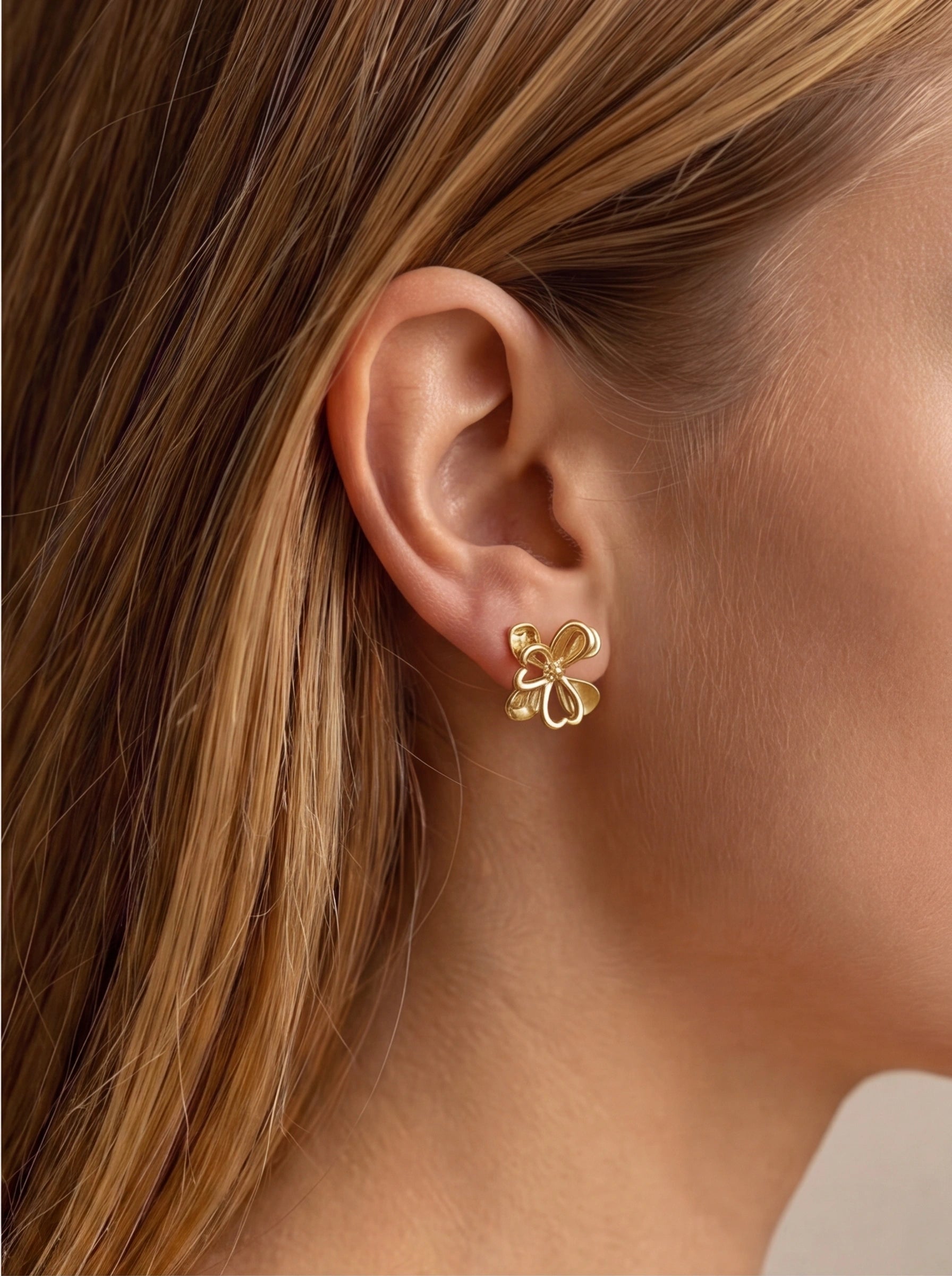 Bloom Petal Stud Earrings