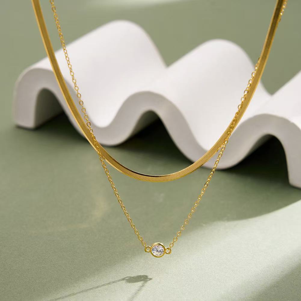 Serpentine Layered Necklace