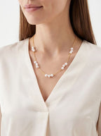Pearl Cluster Chain Necklace Chains