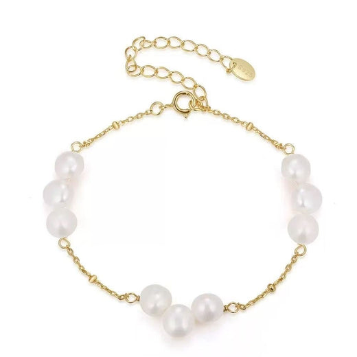 Pearl Cluster Chain Bracelet