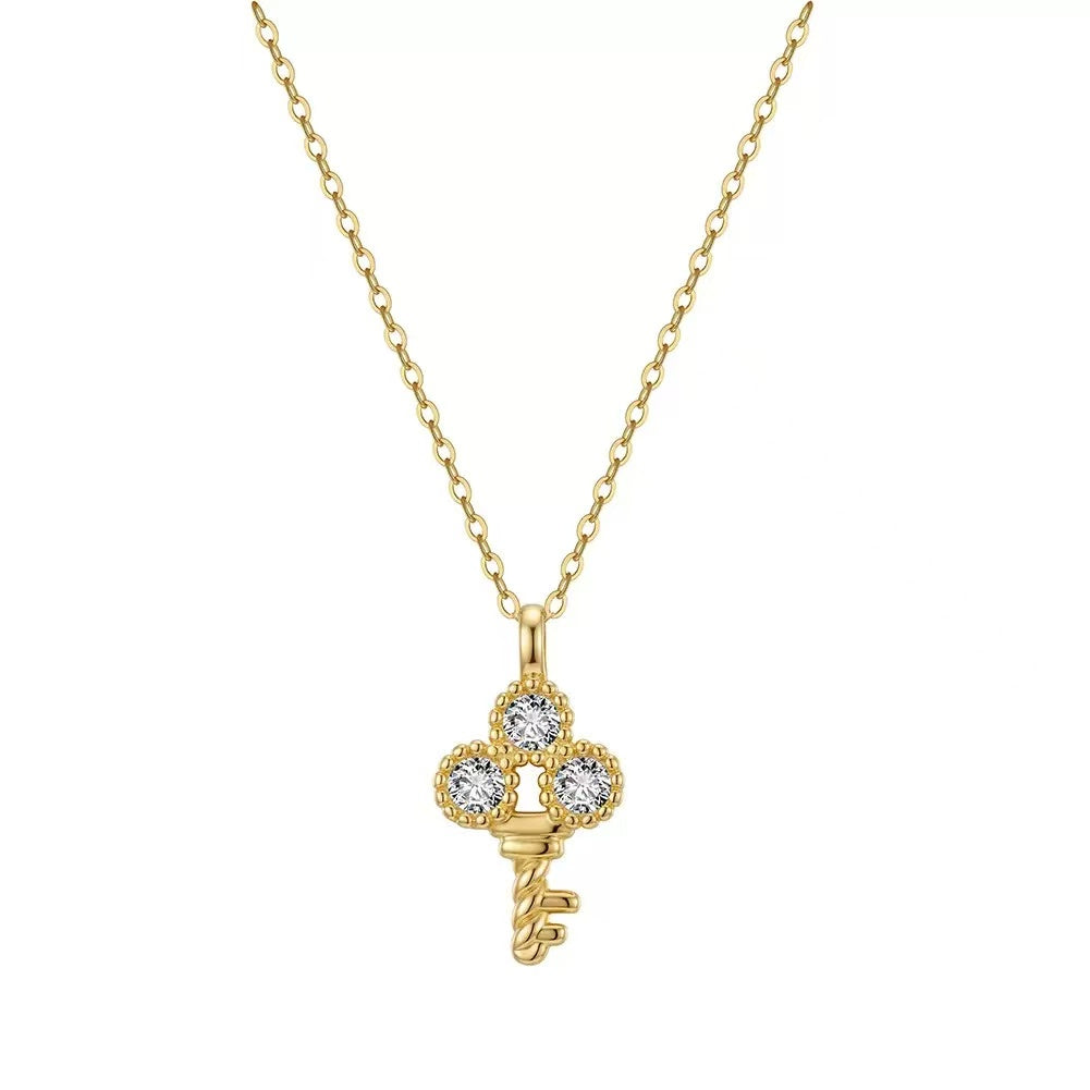 Wish Key Pendant Necklace