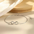 Infinity Heart Chain Bracelet Charm Bracelets