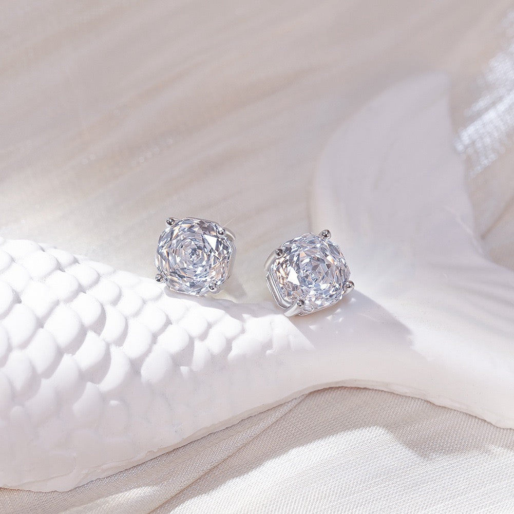 Rose Bloom Stud Earrings