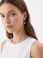 Blue Wing Teardrop Earrings Dangle & Drop Earrings