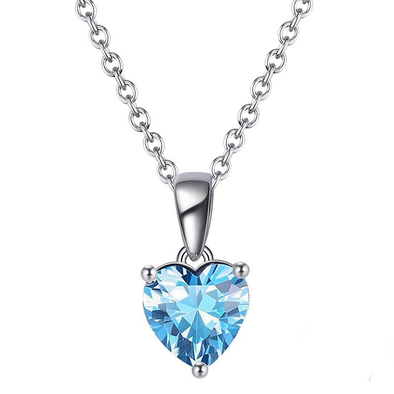Classic Birthstone Pendant Necklace